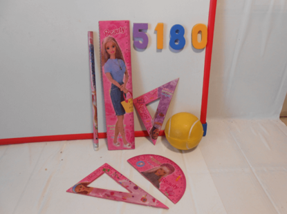 Imagen de SET GEOMETRIA BARBIE 12.21C